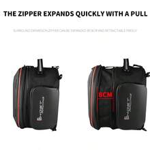 Expandable Motorcycle Helmet Storage Bag – LED Strip (No Battery), Waterproof, Multi-Functional - Black - View 8