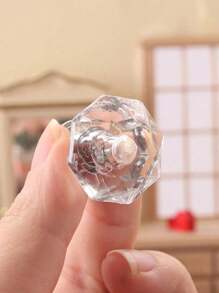 1 件/2 件微型 1：12 比例金属和水晶吊灯、水晶壁灯、悬挂式水晶灯，适用于娃娃屋客厅、卧室、厨房、墙壁、天花板装饰，迷人的娃娃屋水晶吊灯，揭开迷人的微观世界、生动的小世界，适合情人节、感恩节、复活节、圣诞节！ - 彩色 - 查看 10