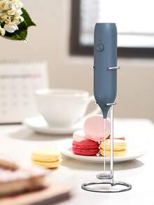 CLITON 可充电手持式奶泡器 | 咖啡爱好者的理想厨房礼物，完美的节日礼物，日常居家必备 | 绵密持久的奶泡，适用于各种饮品（拿铁/卡布奇诺/热巧克力等），Type-C 快速充电，电池续航时间长，轻巧便携，易于收纳 - 彩色 - 查看 8