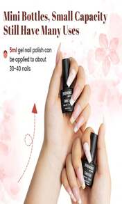 JODSONE Nail And Nail Repair Kit  Gel Nail Polish Kit With U V Light 32 Colors Gel Polish Nail + 4 Functional Adhesive Bottles Kit Soak Off Manicure Tools Gifts For Women - 軍綠色 - 查看 8