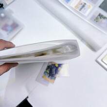 288 槽透明大容量卡片相册，3 英寸迷你相册，9 格展示，毕业礼物，家居装饰，耐用存储整理器，相册 | 矩形相册 | 透明结构 - 彩色 - 查看 7