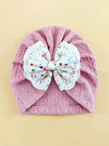 Conjunto de diadema, gorro y calcetines con estampado floral para bebé de 0 a 6 meses, gorro y calcetines para recién nacido, para todas las estaciones - Multicolor - Ver 11