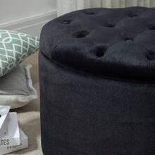 Storage Benches & Ottomans - Black - View 7