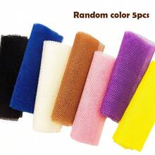 1pc/2pcs African Net Exfoliating Sponge, Stretchable Body Scrubber For Back Scrubbing, Easily Removes Dead Skin, Dirt, Grease And Impurities, Unclogs Pores - Multicolor - View 16