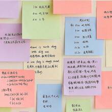 4本粉彩色自粘便签本，7.5 x 7.5厘米（3 x 3英寸），Morandi Colors品牌，方便用于家庭、办公室、笔记本，每本50张。 - 4 Colors - 查看 3