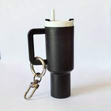 1pc/2pcs/3pcs/5pcs/8pcs Mini Insulated Cup Keychain Accessory, Cute Cup Key Pendant, Suitable For Women's Wallet, Handbag, Backpack, Mini Water Bottle, Street Style, Multi-Color, Keychain Pendant, Wallet Pendant, Cup, Bag Accessory - Multicolor - View 7