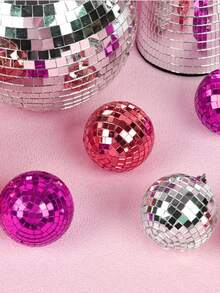 2PCS Disco Ball, Suitable For 70s 80s Disco Theme Birthday, New Year, Party, Home Decoration, Christmas Gift (Minor Glue Overflow Does Not Affect Normal Use) Christmas Decorations Room Decor Winter