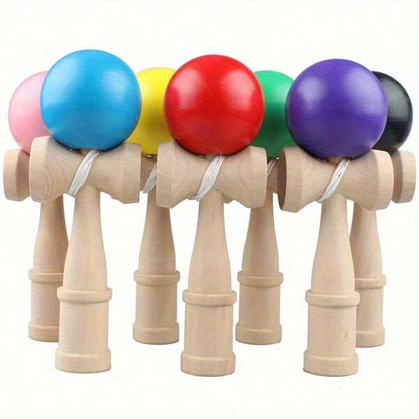 1pc Large Kendama Ball For Teens & Adults, Outdoor Multi-Functional Skill Ball For Fencing, Throwing & Catching Training, Hand-Eye Coordination & Balance, Suitable For Sports, Fitness, Holiday Gifts