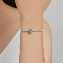 Bamoer Evil Eye Charm Beads Suitable For Original Bracelet 925 Pure Silver Style Exquisite Fashion Personalized Retro Versatile DIY Bracelet Devil's Eye Beads Loose Beads Women's Jewelry Gift - Silver - View 4