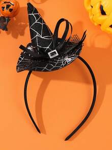 1pc J-Shaped Christmas & Halloween Headband, Holiday Party Hair Accessory ,Hair Hoop Hairband For Women - Multicolor - View 3