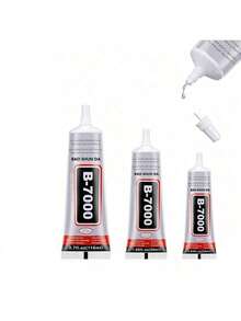 1 pièce-B7 Colle de strass transparent fait main - Colle de réparation de chaussures haut de gamme - Forte, douce, imperméable et flexible, convient pour les chaussures de sport et la réparation de chaussures - Idéal pour la réparation de chaussures DIY et la fabrication de chaussures - Convient également pour la réparation de téléphones portables, la bijouterie, les pierres précieuses, la nail art, la pierre, le bois, le verre, etc. Un incontournable pour la rentrée scolaire.