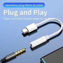 USB C To 3.5mm Headphone Jack Adapter Compatible With Iphone 16/16 Pro/15/15 Pro/Pro Max/Plus, Type C Aux Audio Dongle Cable Cord Compatible With IPad, Galaxy S23/S23/S22/S21Ultra, Note(1-3 Packs)