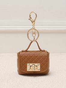 1 chiếc ví mini móc khóa đựng tai nghe, phụ kiện thời trang cho túi xách, móc chìa khóa xe hơi, ví đựng tiền xu, nhiều màu sắc để lựa chọn, thích hợp sử dụng hàng ngày, mùa thu/đông. - Nhiều màu - Xem 13