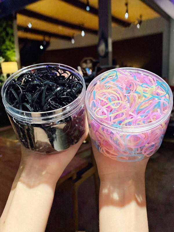 2 Packs Of Disposable Hair Ties For Girls