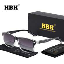 HBK HBK Stylish Polarized Fashion Glasses For Men & Women - TR90 Frame, TAC Lens, Colorful Casual Eyewear For Outdoor, Fishing, Sports & Street Style, Decoration Glasses, Vacation, Photo For Summer Beach Vacation,Outdoor,Travel