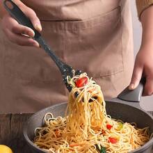 CASAMAX WL Plastic Rake, Pasta Spoon 34*6 Cm - Multicolor - Black - View 3