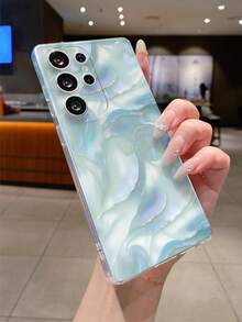 1pc Seashell Transparent Soft TPU Phone Case, Anti-Fall Anti-Scratch Anti-Fingerprint, Precise Camera Cutout, Compatible With Samsung, Nothing, Apple, Pixel, INFINIX, Xiaomi Redmi Waterproof Shockproof - Multicolor - View 4