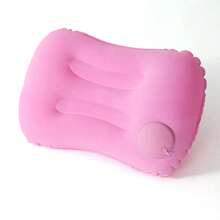 Almohada/cojín inflable multifuncional con inflado manual, adecuado para viajes, uso doméstico y camping - Multicolor - Ver 10