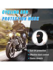 Balaclava Ski Mask, Motorcycle UV Protector, Motorcycle Helmets Face Mask For Men And Women - A - View 5