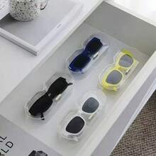 Versatile Portable Sunglasses Display Rack, Wall-Mounted Vanity Organizer, Eyeglasses Storage Holder, No Drilling Required, Home Use