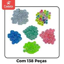 Colorful Children's Bead Kit For Making Bracelets, 138 Pieces - Castela - 彩色 - 查看 6