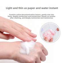 1 Pack Of Travel-Sized Scented Hand Wash Bars, Disposable Water-Soluble Mini Soaps For Outdoor Camping And Hiking, Portable Packaging - 彩色 - 查看 2