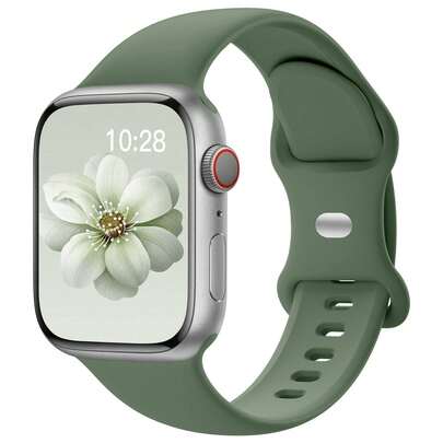 Cinturini sportivi compatibili con Apple Watch da 38mm, 40mm, 41mm, 42mm, 44mm, 45mm, 49mm, 46mm, cinturino in silicone impermeabile compatibile con Apple Watch Series 10, 9, Ultra, 8, 7, 6, 5, 4, 3, 2, 1, SE, adatto per donne e uomini