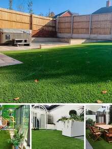 Artificial Grass Roll, Permeable, High Durability, Easy To Use, Realistic, Suitable For Garden, Balcony, Lawn, Roof Greening, Terrace, Golf Course, Sports Events, Halloween, Christmas Decoration