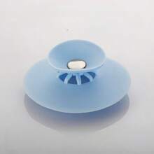 1pc Saucer Shaped Press Down Sink Drain Cover, Bathroom Basin Plug, Sewer Floor Drain Anti-Odor Cover,Kitchen Hygiene Accessories, Christmas Kitchen Upgrade With Cozy Fall& Winter Styles - Multicolor - View 20