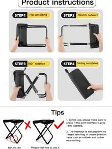 1 Stück faltbarer ultraleichter Outdoor Campingstuhl mit Griff, wasserdichter Oxford-Stoff, leichter Reise- und Fitness-Stuhl, verstärktes Stahlrohr für Stabilität, Handsfree, geeignet für Wandern, Picknicks, Outdoor-Abenteuer, Arbeit, Entspannung und Angeln - multifunktionaler Rucksackhocker | Schnell-Falt-Design und leichte Tragetasche | Outdoor Camping Zubehör.