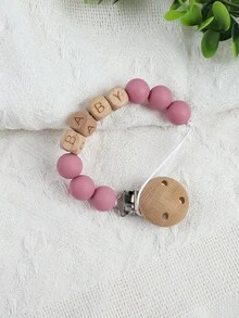 1pc Customized Silicone English Letter Wooden Bead Keychain, Customized Name, Customized Gift, Customized Anti-Lost Chain, Customized 2-6 English Letters,Customized Keychains & Accessories,End Of Summer,Apparel Accessories,Halloween Edit,Boyfriend,Girlfriend,Family,Friends - Anti-lost Chain Clip - View 27