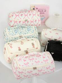 1pc Hair Dryer & Curling Iron Storage Bag, Large Capacity Dust-Proof Hanging Hair Tool Organizer Pouch, Suitable For Travel, Cruise, Dorm, Wedding, Bridesmaid, Mother's Day, Birthday, Friend & Teacher Gifts, Home Decor For Bathroom, Living Room, Bedroom - Multicolor - View 2