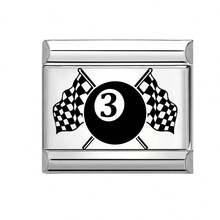 1件可定制DIY意大利模块化手链，饰有心形、动物、字母、眼睛、蝴蝶元素，适合作为派对礼物送给朋友/情侣，适用于圣诞节、新年、万圣节、情人节等节日，设计精美，不锈钢材质，本土制造，实用时尚，是圣诞节和万圣节的必备单品。 - 多款組合 - 查看 5