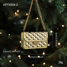 Nowy brokatowy złoty plastikowy element dekoracyjny INS, wisząca ozdoba z kreskówek, ozdoba na choinkę, dekoracja okienna do domu, dekoracje świąteczne, wystrój pokoju, zima