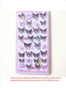 Sanrio Sanrio 1/5pcs Cute Japanese-Style Sanrio Fun Stickers - Cinnamoroll, My Melody Cartoon 3D Relief Stickers For Mobile Phones, 3D Decorative Stickers,Sticker Party Christmas Birthday Decoration Gift Western Stickers, Scrapbook High Quality Stickers, Graffiti Stickers, Diary, Laptop, Bumper, Skateboard, Water Bottle, Computer, Cartoon, Safety Helmet, Car Stickers, Stickers Can Bring A Lot Of Fun To Your Life, Making It The Perfect Gift For Adults