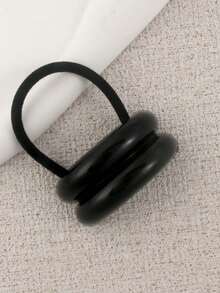 1 szt. Elegancka, kolorowa, metalowa, geometryczna gumka do włosów, minimalistyczny, szykowny dodatek do włosów, gumka do kucyka, modna gumka do włosów, uniwersalna, odpowiednia na Dzień Matki, powrót do szkoły, Święto Dziękczynienia, Boże Narodzenie, Nowy Rok, Walentynki, karnawał, gumki do włosów, gumki do włosów, gumki do włosów, gumki do włosów, elastyczne gumki do włosów, akcesoria do domu i urody dla kobiet, prezenty