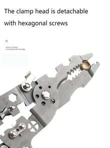 可折叠剥线钳，滑轮设计多功能电工分线器绕线钳压接钳手动工具