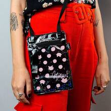 Bolsa Feminina Pvc Tiracolo Alça Coleção Gatinha Miau Uatt