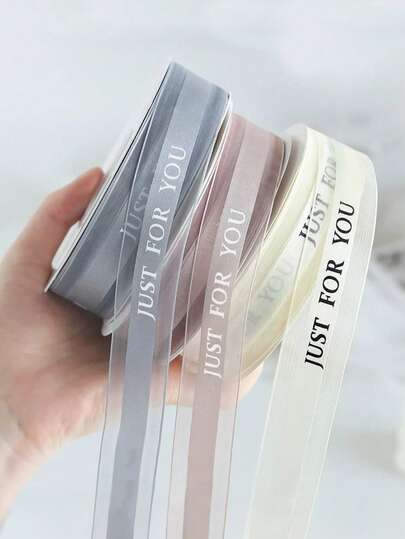 1pc Tulle Ribbon, Handmade DIY Bow, Gift Wrapping Ribbon, Suitable For Bouquets, Cakes, Bows, Bookmarks, Party Supplies, Holiday Decorations, Gift Packaging, Flower Wrapping Paper, Flower Bouquet Ribbons, Satin Ribbons, Silk Ribbons, Cake Decorations, Floral Craft Materials