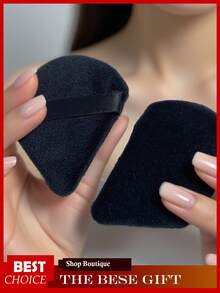 10pcs Triangle Powder Puff, Soft Makeup Sponge, Make Puff For Face Powder, Cosmetic Foundation Sponge Makeup Tool - 彩色 - 查看 2
