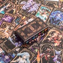 Edição de Colecionador Tarô Unissex: Deck Premium Embelezado com Ouro com Personagem Geo Archon para Adivinhação do Solstício de Inverno