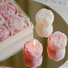 4pcs/Set Creative Rose Scented Candle Set - Perfect Valentine's Day Gift, Birthday Present & Souvenir