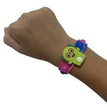 4pcs/6pcs Silicone Axolotl Pop Bracelet Toys Colorful Push Bubble Fidget Sensory Toys Soft Finger Popper Fidget Toys Color Asst Christmas Party Favors Gfits Games Prizes - Multicolor - View 6