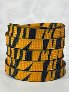 1 Cặp dây giày dệt thoi bằng polyester họa tiết da báo nhiều màu thời trang, phù hợp cho giày thể thao, giày chạy bộ, giày vải - Nhiều màu - Xem 13