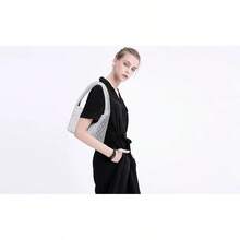 Woven Women's Bags, Vegan Leather Summer Beach And Travel Retro Chic Shoulder Bags - 銀色 - 查看 2