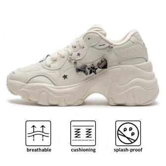 Puma Wedge Wns Chain Casual Shoes With Removable Decorative Chain, Thick Cushioning, Women's Outdoor Casual Shoes, 400491-01