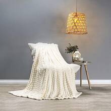 Willow Queen Blanket Ultrasoft Velvety Soft Blanket 2.4m X 2.20m - 白色 - 查看 3