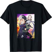 Narutos Kakashi And Obito Unisex-Adults Kids T-Shirt - Black - View 1
