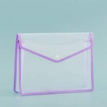 A4 Transparent File Bag For Supplementary Lessons, Student Test Paper And Textbook Storage Bag, Large Capacity A3 Waterproof Art Bag Document Bag, Miscellaneous Storage Bag - Multicolor - View 15