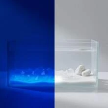 2000/6000pcs Solar Powered Glow Pebbles - 0.38cm Glow Stones, Suitable For Aquarium And Potted Plants, ABS Resin - Multicolor - View 4